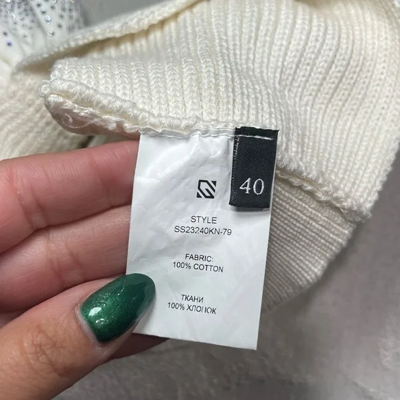 GIUSEPPE DI MORABITO | Side Cut-out Midi Skirt and Bralette in Milk White - Picture 5 of 11